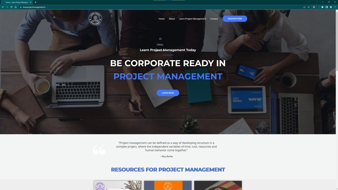 project management resources website